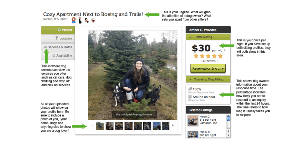 Sample rover profile